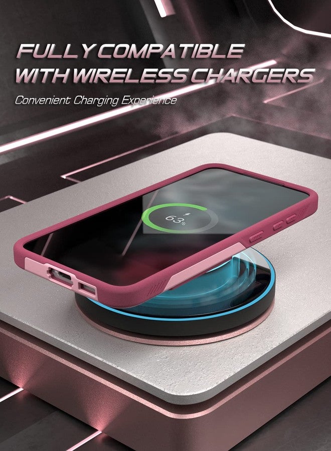 Poetic Neon Series Case Compatible with Galaxy S23 Plus 5G 6.7 inch, Dual Layer Heavy Duty Tough Rugged Lightweight Slim Shockproof Protective Cover Case, Light Pink - Image 4